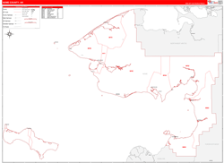 Nome Red Line<br>Wall Map