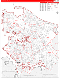 Red Line Map Example