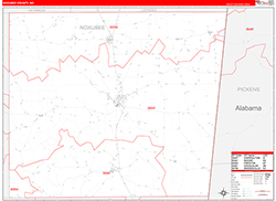 Red Line Map Example