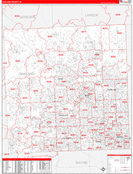 Red Line Map Example