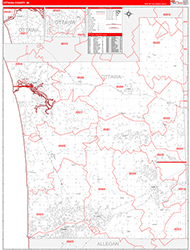 Red Line Map Example