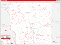 Red Line Map Example