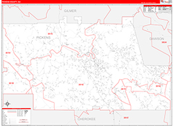 Red Line Map Example