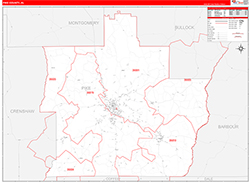 Red Line Map Example