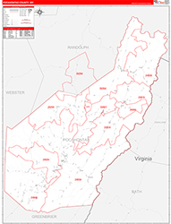 Red Line Map Example