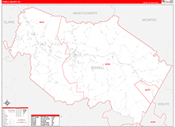 Red Line Map Example