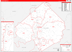 Red Line Map Example