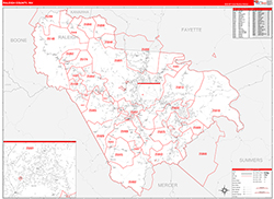 Red Line Map Example