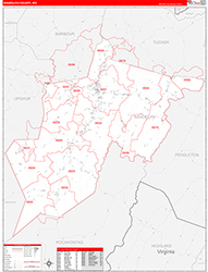 Red Line Map Example