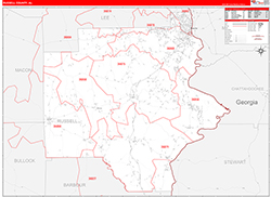 Red Line Map Example