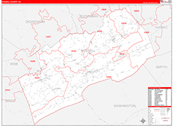 Red Line Map Example