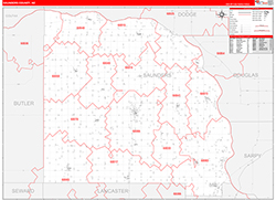 Red Line Map Example