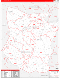 Red Line Map Example