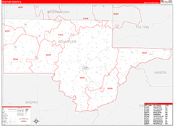 Red Line Map Example