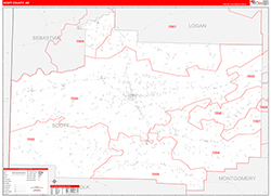 Red Line Map Example