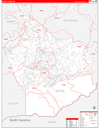 Red Line Map Example