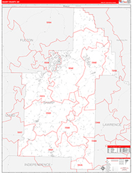 Red Line Map Example
