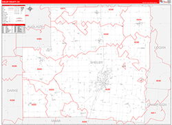 Red Line Map Example