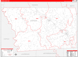 Red Line Map Example