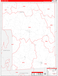 Red Line Map Example