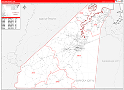 Red Line Map Example