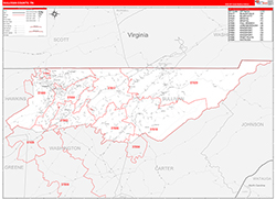 Red Line Map Example