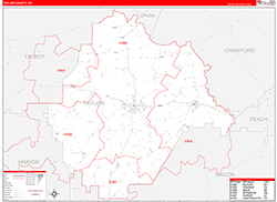 Red Line Map Example