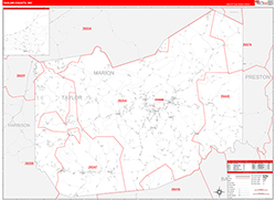 Red Line Map Example