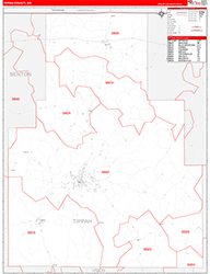 Red Line Map Example