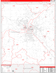Red Line Map Example