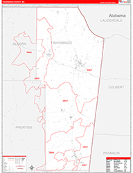 Red Line Map Example