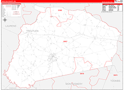 Red Line Map Example