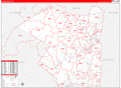 Red Line Map Example