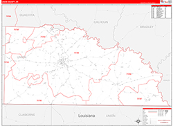 Red Line Map Example