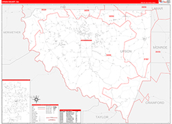 Red Line Map Example
