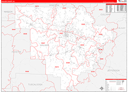 Red Line Map Example