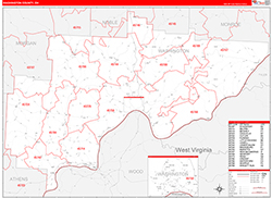 Red Line Map Example