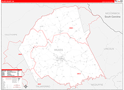 Red Line Map Example