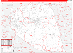 Red Line Map Example