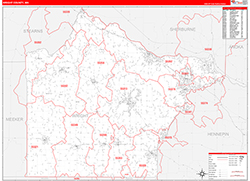 Red Line Map Example