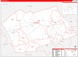 Red Line Map Example