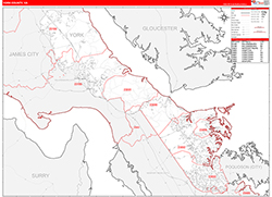 Red Line Map Example