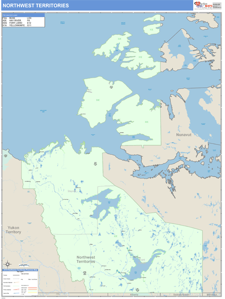 Northwest Territories Map