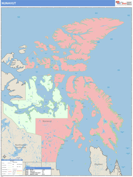 Nunavut Map