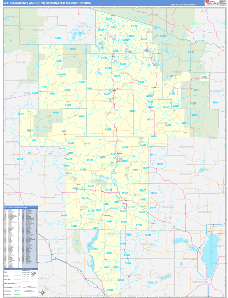 Wausau Wi Zip Code Map - Map