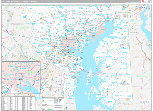 Baltimore DMR, MD Map
