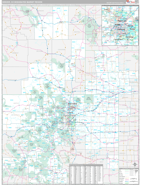 Denver DMR, CO Map
