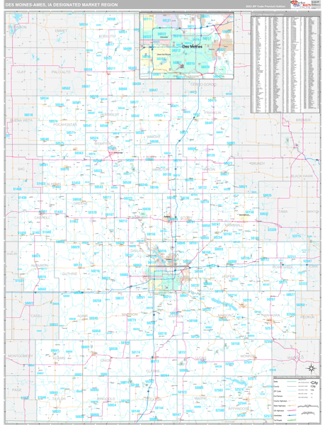 Des Moines-Ames DMR, IA Map