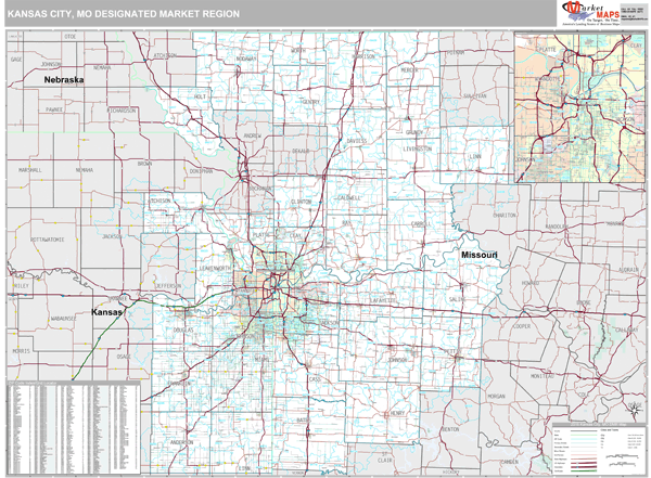 Kansas City DMR, MO Map
