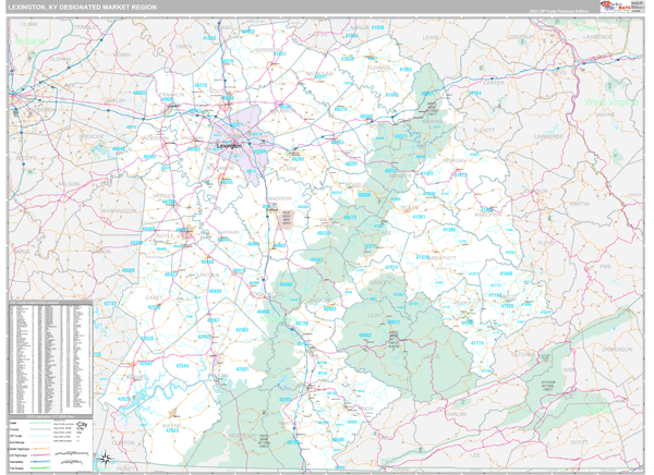 Lexington DMR, KY Map